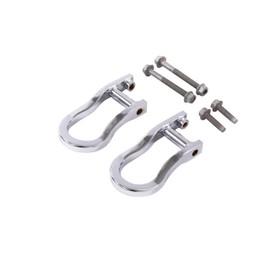 GM Accessories 84072462 Front Recovery Hooks in Chrome