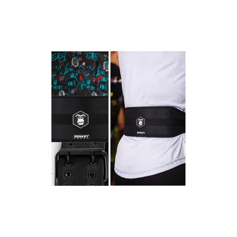 Cinturón Para Gym Monkey Power Lumbar Levantamiento