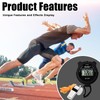 6 Pieces Digital Sports Stopwatch Timer, Digital Stopwatch with Large
