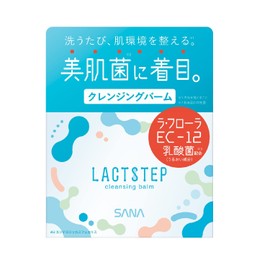 Lactostep Cleansing Balm, 3.4 oz (95 g), No Need for Face Cleansing, La Flora EC-12 Lactic Acid Bacteria (Enterococcus Faecalis)