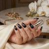 Advanced purple gradient style,Short almond-shaped nails,12 sizes - 24 nail