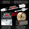 Wheel Scratch Fix Gloss Black Rim Touch Up Paint Kit,