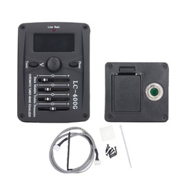 Acoustic Guitar 4 Band Equalizer EQ Preamps Piezo Pickup Chromatic Tuner System LC‑400G