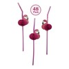 Oriental Trading Company OTC 48 Flamingo Straws/Luau Party Table Decor/Cardboard/Tissue