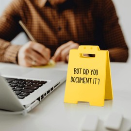 But Did You Document It Funny Decor Sign - Cute Cubicle Decorations, Small Christmas Gifts for Boss, Manager, Supervisor, HR, Work Anniversary, Office White Elephant Gifts, Fun Desk Accessories