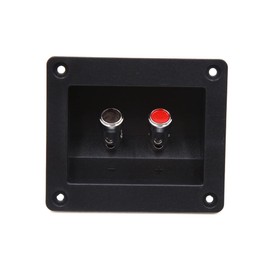 uxcell 2 Way Square Binding Post Speaker Box Terminal Cup Plate Connector Board for Car