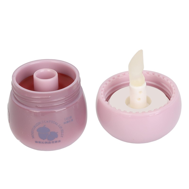 2pcs Matte Lip Gloss Hydrating Water Gloss Mushroom Shape Long
