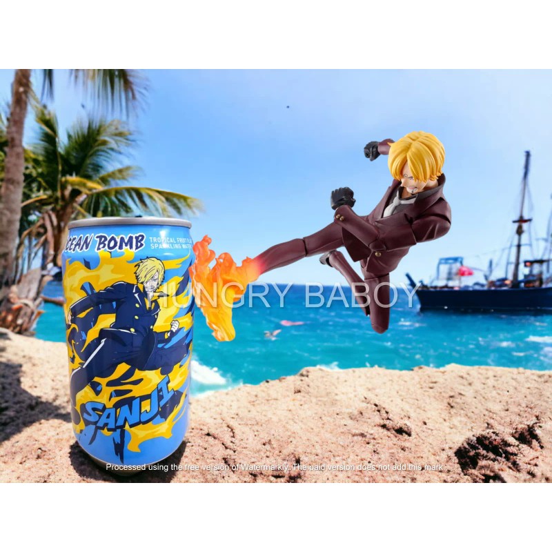 OCEAN BOMB NEW One Piece Anime Flavored Water Pack of
