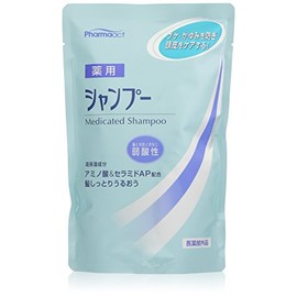 熊野油脂 ファーマアクト 弱酸性 薬用シャンプー つめかえ用 400ml [医薬部外品]