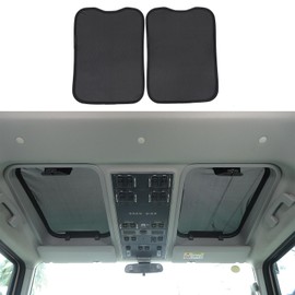 Tumukiw Compatible with INEOS Grenadier 2020-2024 Car Sunroof Sun Shade, Foldable Memory Steel Wire Car Sunroof Sun Shade Breathable Mesh Keep Cool