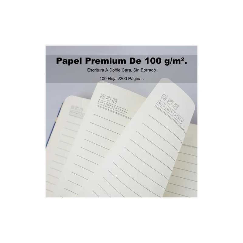 3pzs Cuadernos Escolares Pasta Dura Libretas Cosidas Rayado