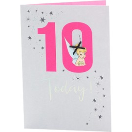 UK Greetings 10th Birthday Card For Her/Girl With Envelope