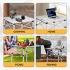 MADOG Portable Folding Camping Table, 28'' Aluminum Outdoor Small Camp