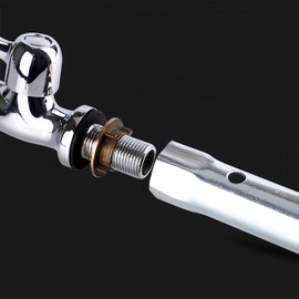 Boxonly 16mm-17mm Metric Pipe Wrench, Torque Bar, Socket Wrench, Tap, Extra Long Fitting