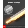 Shine Decor Under Cabinet Lighting Strip, Free Cuttable LED Silicone