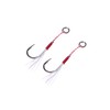 Wild Scene Assist Hooks, Metal Jigs, Set of 20, Tinsel