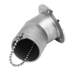 Boat Deck Filler Stainless Steel 45 Degree Small Flap 50mm