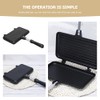 DOITOOL Sandwich Maker Double Sided Frying Pan Aluminum Omelette Trays