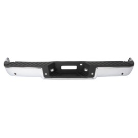 KUAFU Rear Step Bumper Assembly Compatible with 2006-2008 Ford F150 Lincoln Mark LT w/Parking Sensor Holes Replacement for FO1103142 FO1103138 Chrome