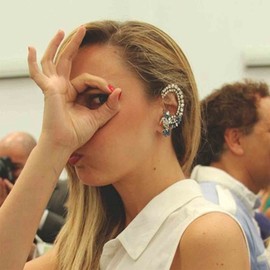 Yheakne Vintage Rhinestone Ear Cuff Wrap Earrings CZ Bird Wrap Clip on Earrings Silver Ear Climber Crawler Earrings Punk Earrings Jewelry for Women