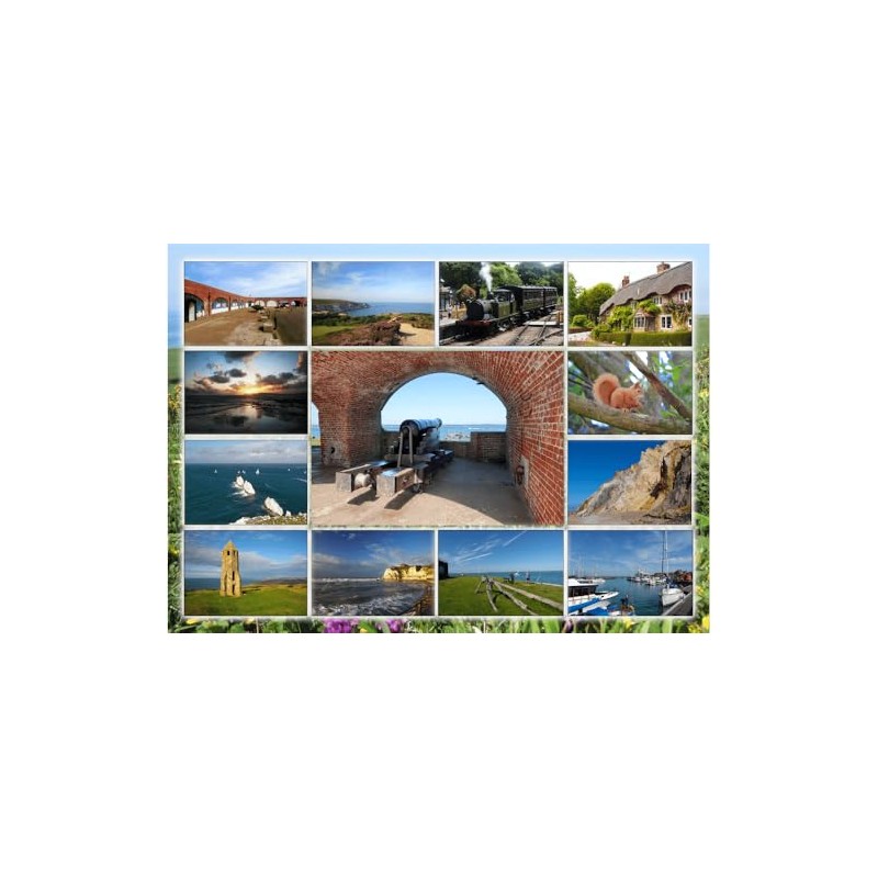 Isle of Wight Jigsaw Puzzle, West Wight Scenes