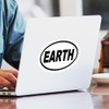 CafePress Basic Earth Oval Sticker Oval Car Bumper Sticker
