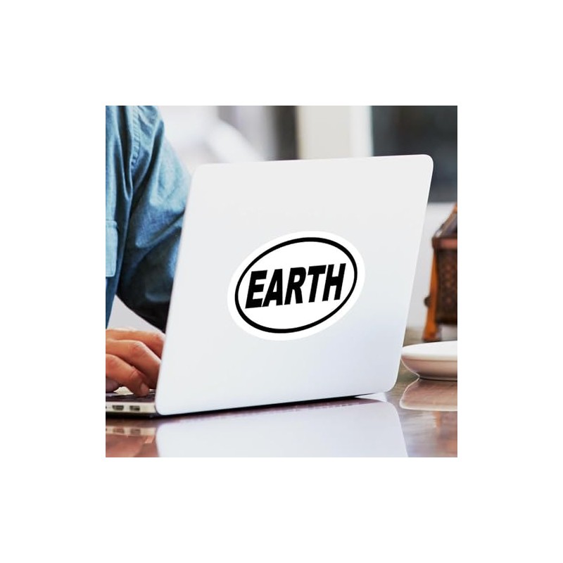CafePress Basic Earth Oval Sticker Oval Car Bumper Sticker