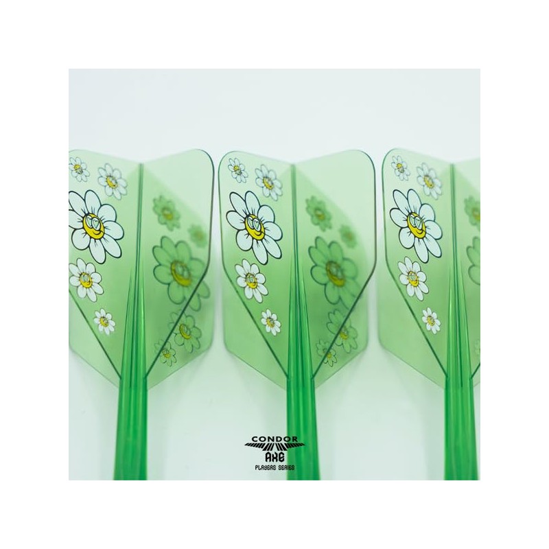 CONDOR AXE Toy Flowers Small L Clear Green Darts Flight