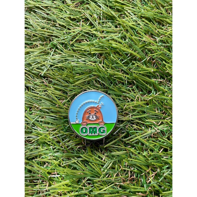 Don Flyee Golf Marker Magnet Mole Oh my God! Cute