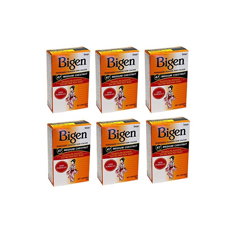 Bigen Powder Hair Color #47 Medium Chestnut .21 oz. (Case