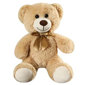 Gjlzfwbx Teddy Bear Plush Toy, 13.5 inch Teddy Bear Stuffed Animal Christmas Birthday Valentine's Day Gifts for Kids Girl Friends(Brown)