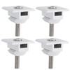 Solar Panel Bracket Centre Clamps Steel Silver 30mm Lightweight Solar