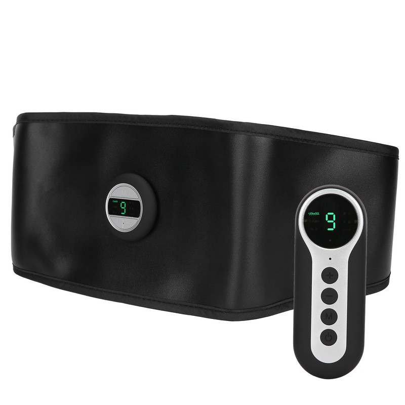 Smart Abdominal Muscle Trainer TENS PU Leather Slimming Belt Rechargeable