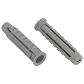 ZZLZX 12PCS Plastic Anchor Bolts 0.3x2 inches Nylon Screw Expansion Plug for Concrete Walls Brick Walls M8x40mm TV Mounting Hardware for Fixing Brackets Shelves Frames Cabinets