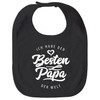 MoonWorks® Baby Bib with German Text "Ich Habe den besten