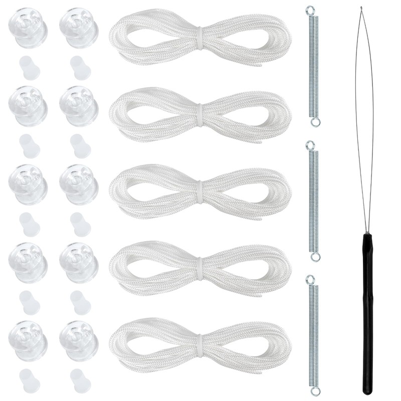 NOVINO RV Blinds Repair Kit for Camper Window, Pleated RV