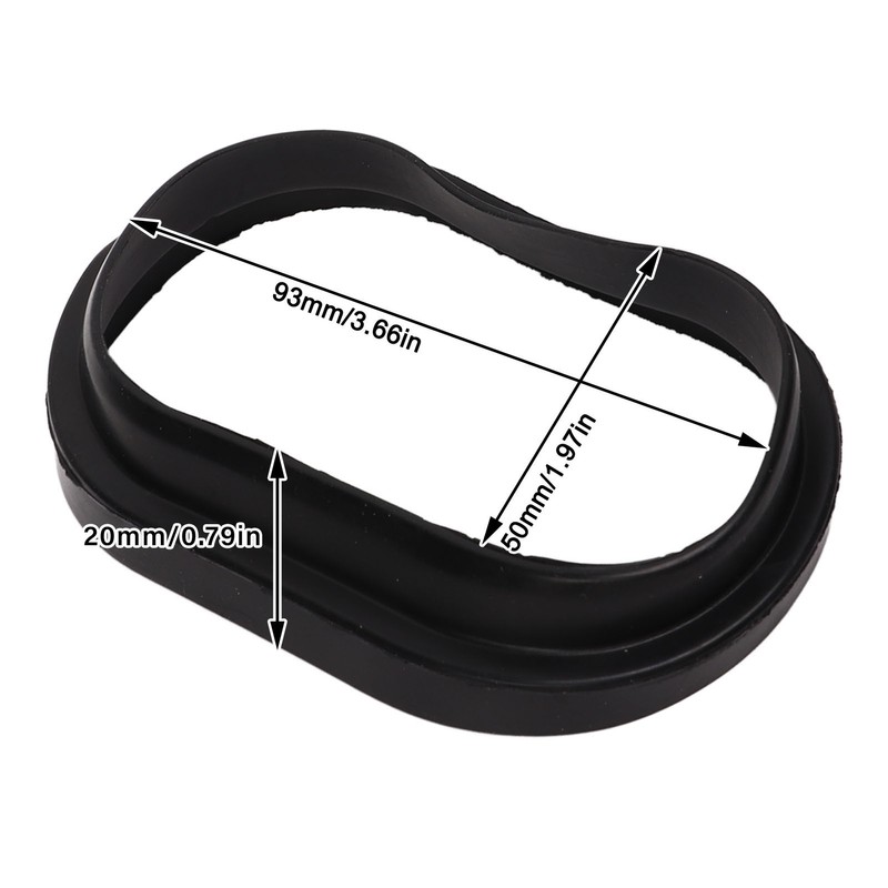 2 Pcs Air Intake Tube Duct Rubber Boot Inlet Pipe