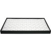 Novel Box Jewelry Display Tray Black Wood 8.25 x 14.75