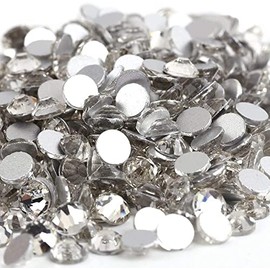 Rhinestone Nail Decoration Glass Stone Crystal Glass Rhinestone (0.05 inch (1.2 mm) (SS3) Approx. 1,440 Tablets