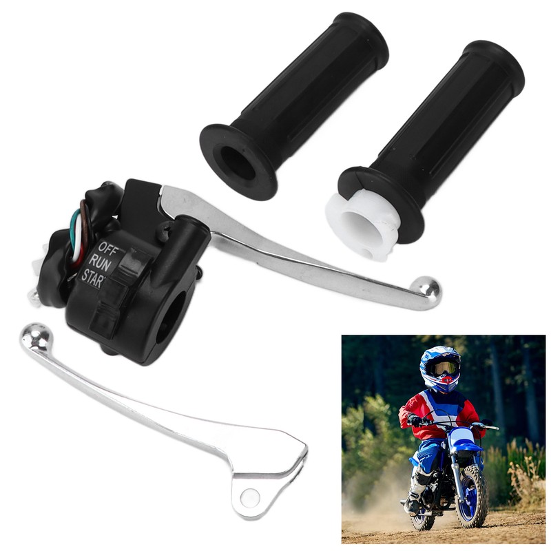Motorcycle Brake Throttle Handlebar 3PT‑82920‑00‑00 Replacement for Yamaha PW50 1998‑2005