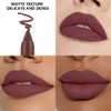 BINGBRUSH 2in1 Gradient Lip Liner & Lipstick Combo,Matte Longwear Waterproof