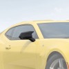 CheroCar Carbon Fiber Side Mirror Cover Horn Cap Decor for