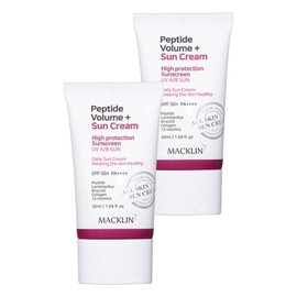 Maclean’s Moist Peptide Volume Sun Cream 50ml 2pcs Cooling Surf Tone Up Recommended Moisturizing Sun Cream / 맥클린 촉촉한 펩타이드 볼륨 선크림 50ml 2개 쿨링 서핑 톤업 추천 수분 선크림