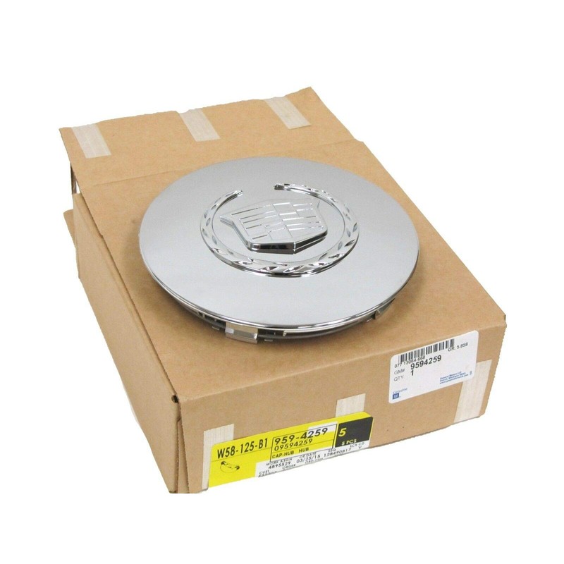 GM Car Chrome Center Cap 9594259 Size 6-5/8" Deville Seville