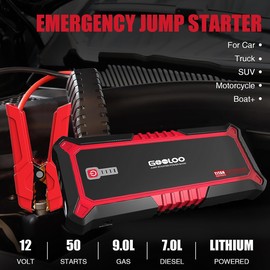 GOOLOO Upgraded GP3000 Jump Starter 3000A Peak Car Starter 12V Jump Box