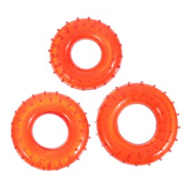 Kisangel 3Pcs Hand Grip Strengthener Set Finger Grip Strengthener Hand Ring Trainer Round Finger Ring for Exercise