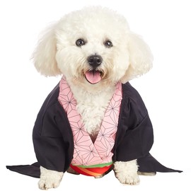 Coomour Dog Costume Pet Clothes Cat Cosplay Outfits Funny Small Dog Costumes (M,Pink)