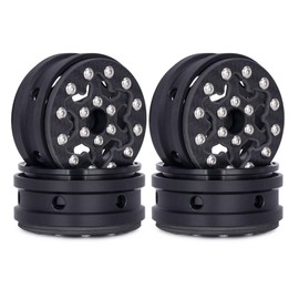 4PCS 1.9" Dual Carbon Fiber Wheels Rims for 1/10 RC Crawler Cheater Rigs Capra SCX10 TRX4 TF2 Gmade R1 Element Enduro 1.9S DIY