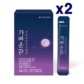 Lifeturn Light Hwan Psyllium Husk 3g x 14 packets x 2 / 라이프턴 가벼운환 차전자피 3g x 14포 x 2개