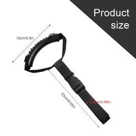 LWLWA Car Exit Aid, Black Entry Aid Car, Auxiliary Safety Puller, Car Grip Aid for Seniors with Adjustable Buckle, Getting In and Out Car Puller Strap for Car Gripper Device